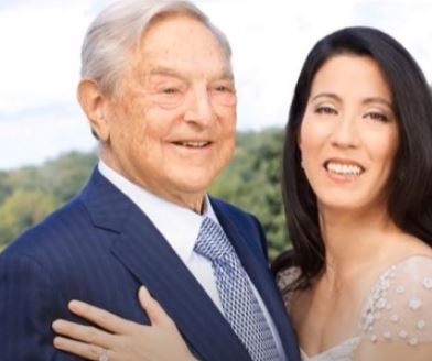 Annaliese Witschak ex-husband George Soros with his current wife Tamiko Bolton